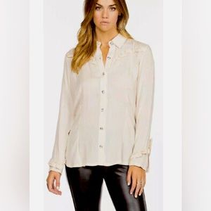 Double D Ranch Ruffle Blouse Medium New Style T3220